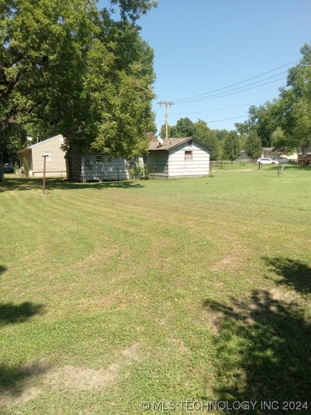 view of yard