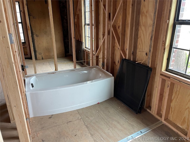 bathroom featuring a bathtub