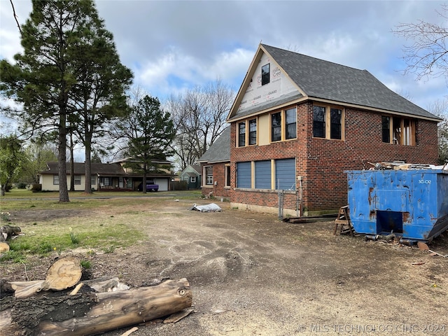 view of side of home