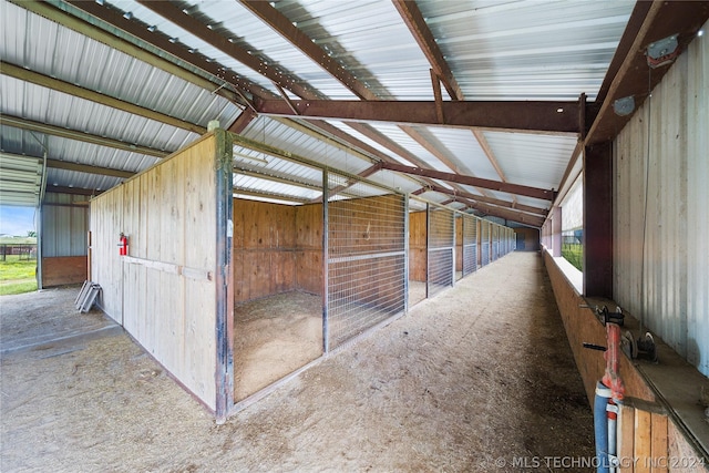 view of stable