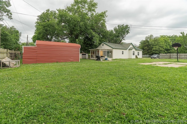 view of yard