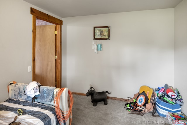 bedroom featuring carpet floors