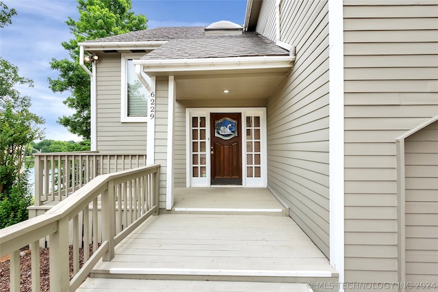 view of entrance to property