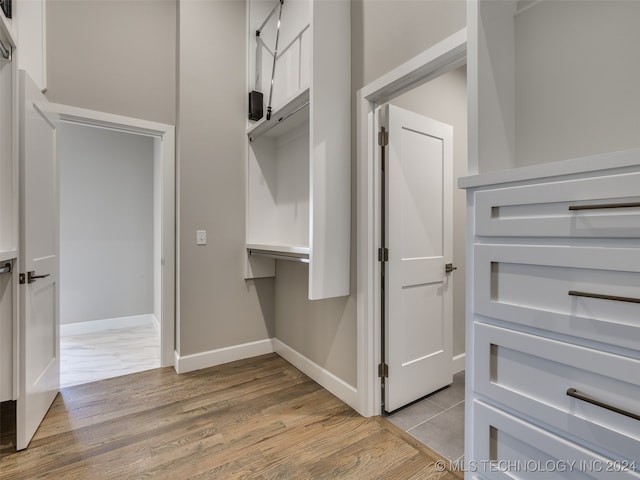 interior space featuring light hardwood / wood-style flooring