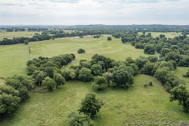 drone / aerial view featuring a rural view