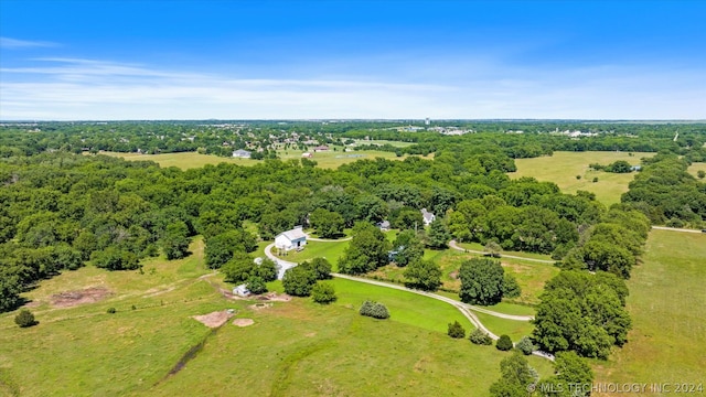 view of aerial view