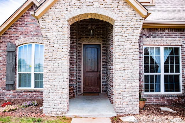 view of entrance to property