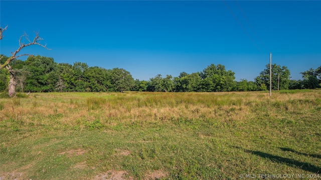 view of landscape with a rural view