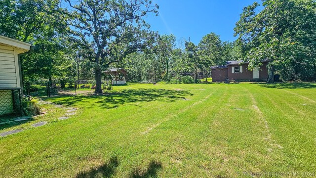 view of yard