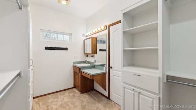 1805 College Park Rd, Claremore, OK 74017 - bathroom featuring vanity and baseboards
