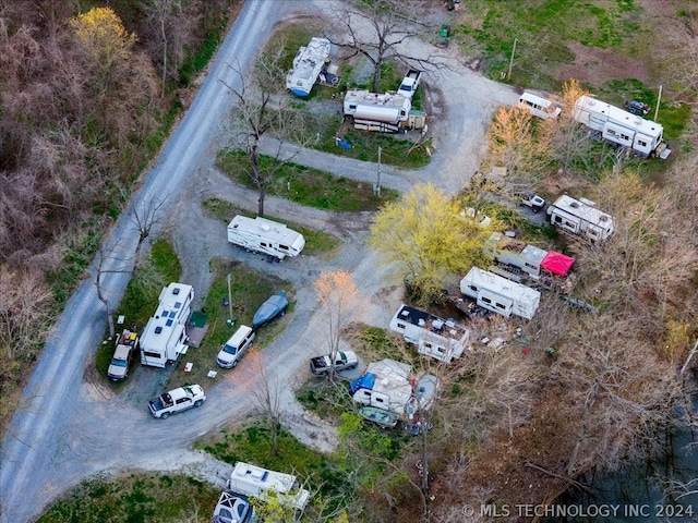 9596 N 447th Rd, Spavinaw, OK 74366 - aerial view