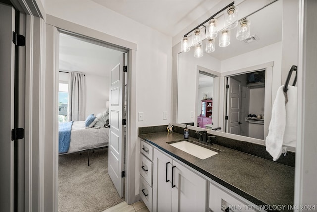 bathroom with large vanity