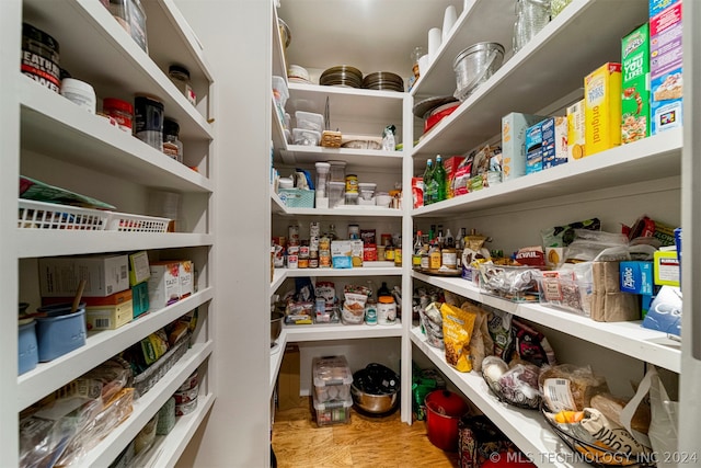 view of pantry