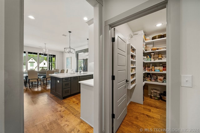 pantry featuring sink