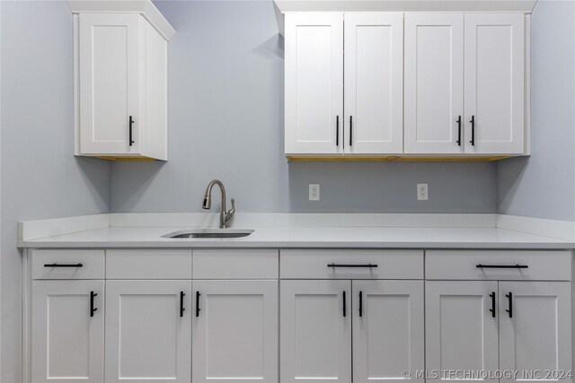 laundry room with sink