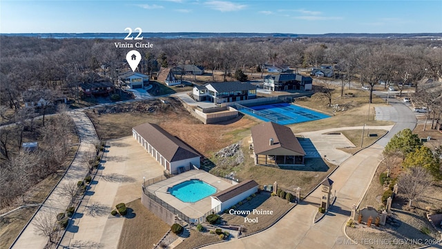 drone / aerial view