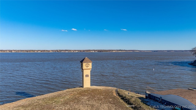 22 Vinita Cir, Monkey Island, OK 74331 - dock area featuring a water view