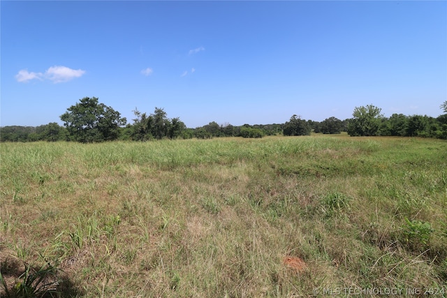 view of landscape with a rural view