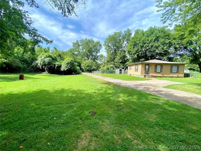 view of yard