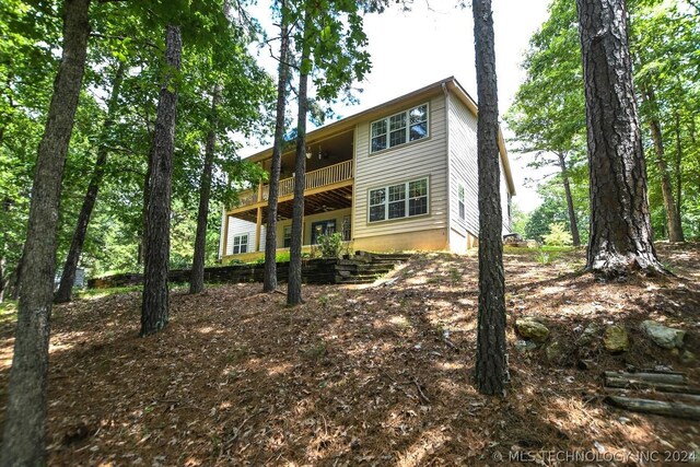 view of rear view of house