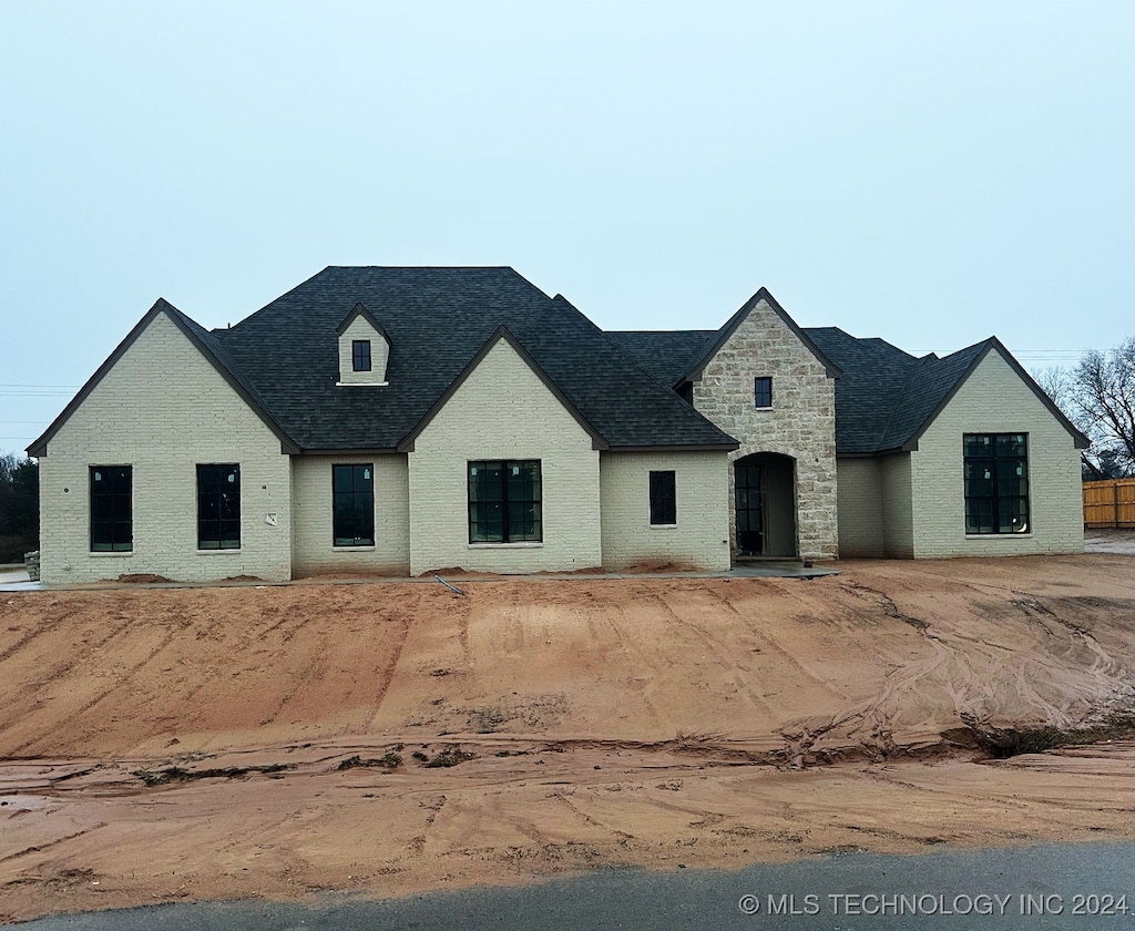 view of french provincial home