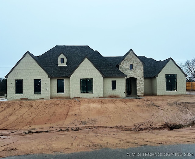 view of french provincial home