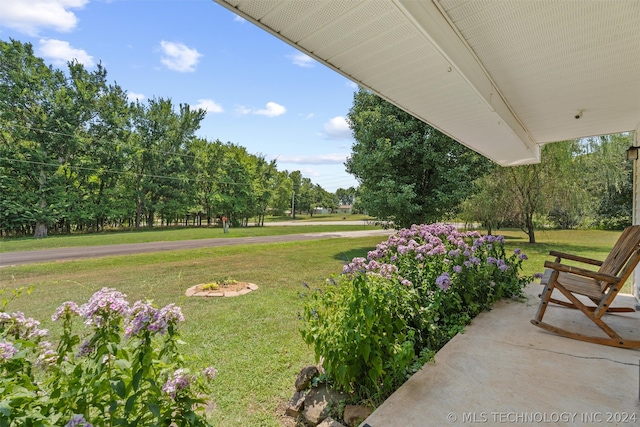 view of yard