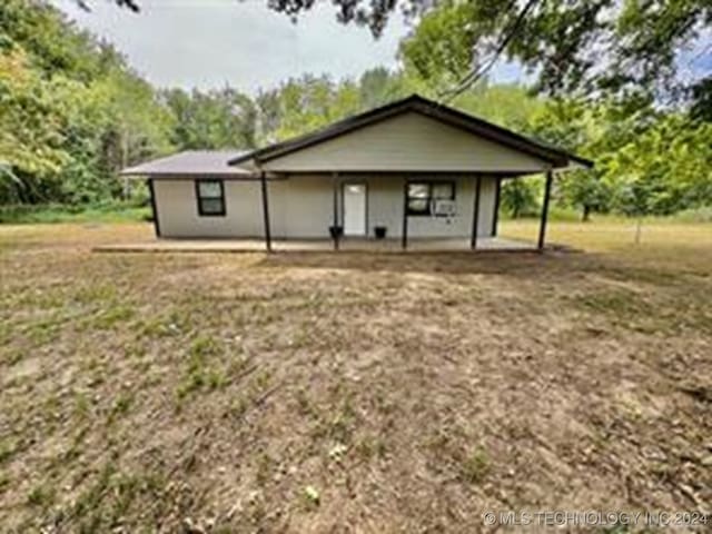 view of rear view of property