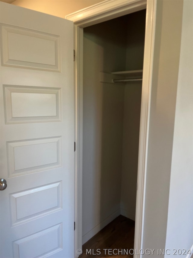 view of closet