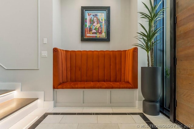 interior space featuring tile patterned floors