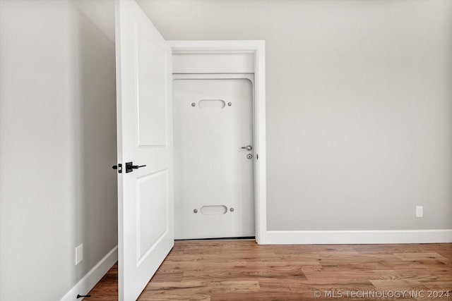 interior space featuring light hardwood / wood-style flooring