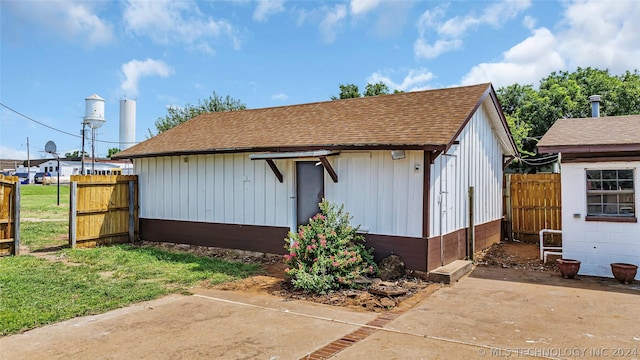 exterior space with a patio area