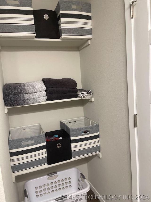 view of closet