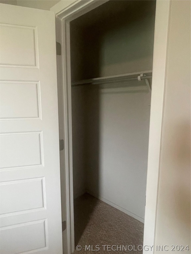 view of closet