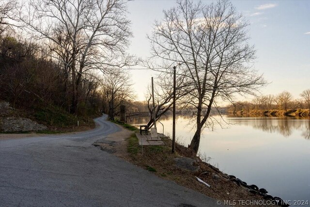 9212 N 447th Rd, Spavinaw, OK 74366 - view of road with a water view