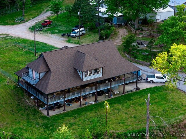 9212 N 447th Rd, Spavinaw, OK 74366 - aerial view