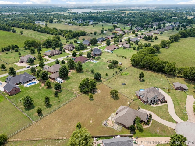 bird's eye view featuring a residential view