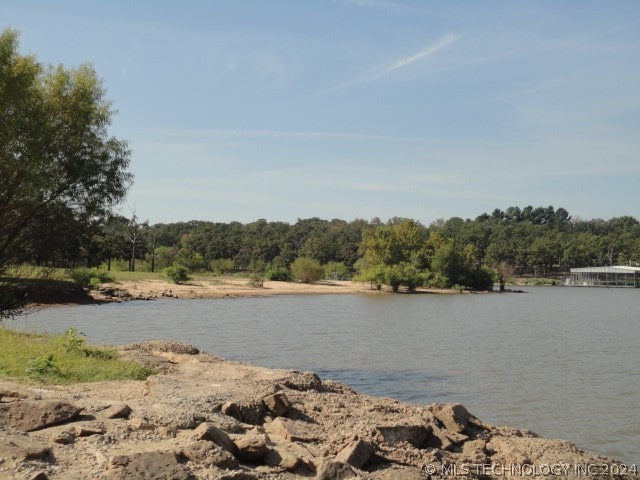 view of water feature