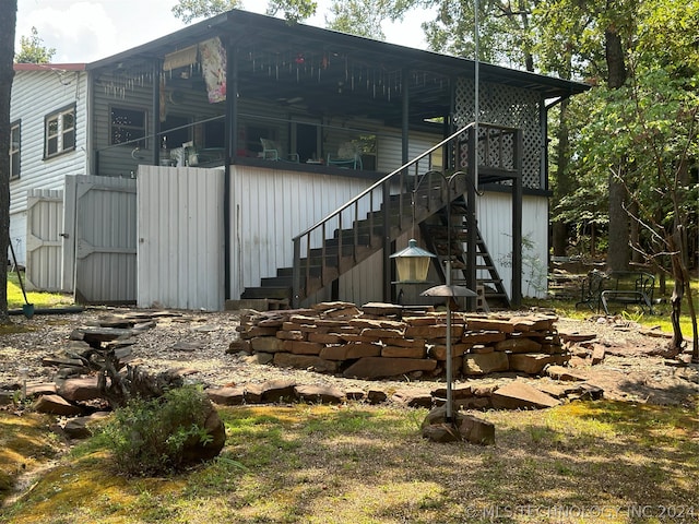 view of rear view of house