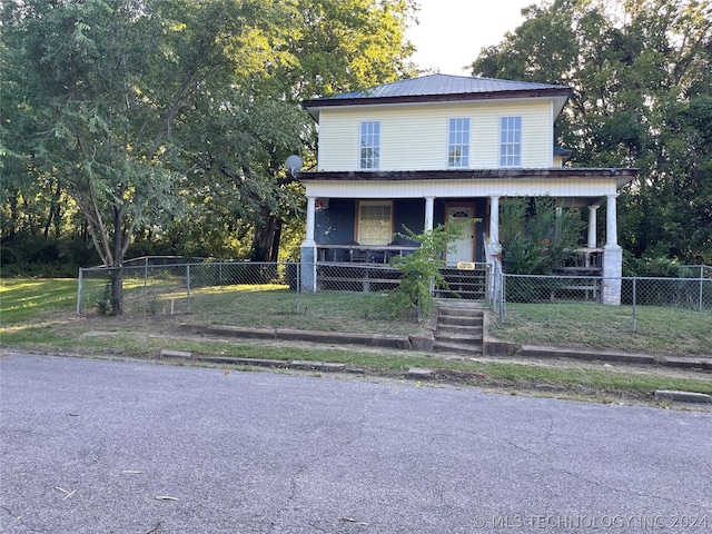 view of front facade with a porch