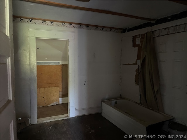 bathroom featuring tub / shower combination