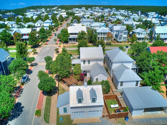 birds eye view of property featuring a residential view