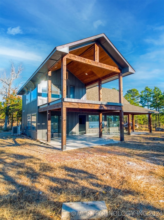 exterior space with a patio