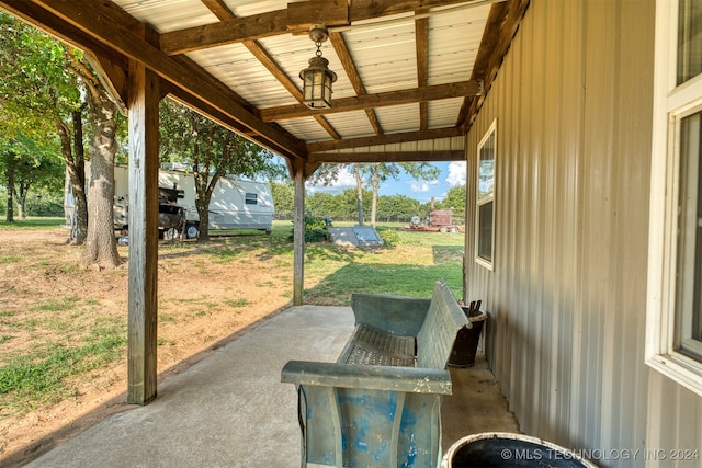 view of patio