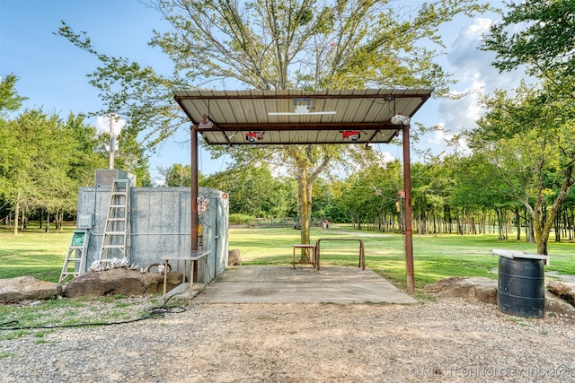 view of home's community featuring a yard