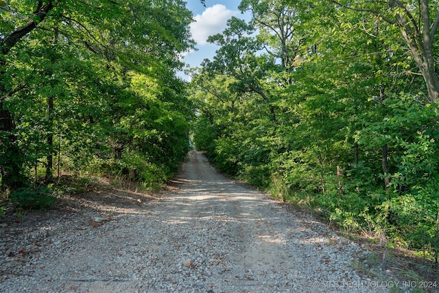 view of road