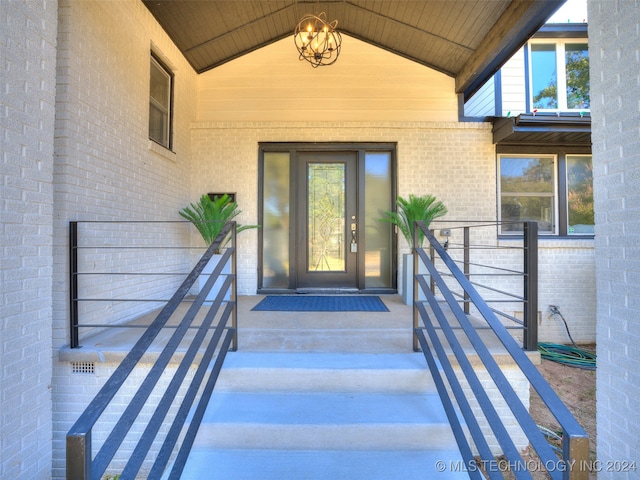 view of property entrance