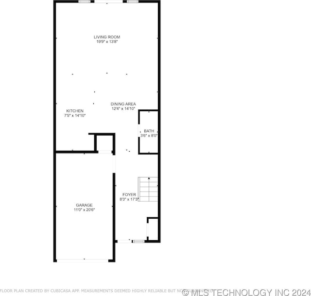 3408 Redbud Ln, Tulsa, OK 74132 - property floor plan