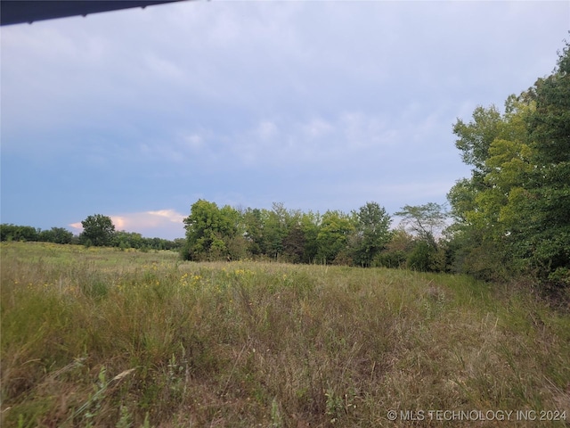 view of landscape with a rural view