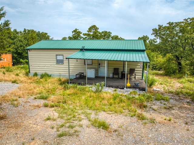 view of rear view of house